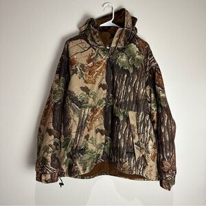 Cabelas Outgear Dry Plus Camo Jacket Size XL Reg